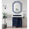 James Martin Vanities Brittany 30in Single Vanity, Victory Blue w/ 3 CM Ethereal Noctis Quartz Top 650-V30-VBL-3ENC - alternate 4